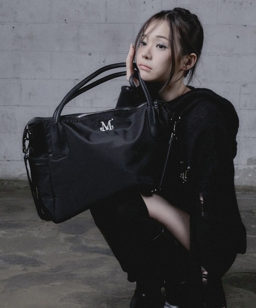 MUCENT(ムセント)の「【MUCENT/ムセント】4WAY SIGNATURE LOGO TOTE BAG/シグネチャーロゴ トートバッグ(トートバッグ・レディース・ブラック・FREE)」の18枚目の写真