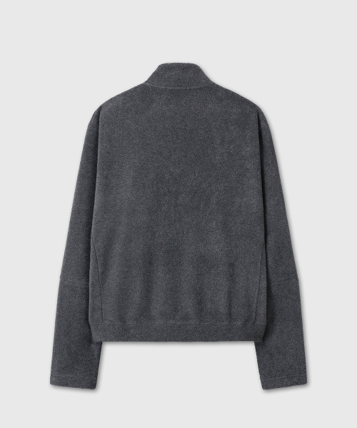 DIVEIN(ダイブイン)の「UNIFORM FLEECE ZIP-UP JERSEY (CHARCOAL)(その他アウター・メンズ・その他・1)」の2枚目の写真
