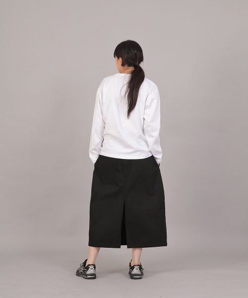 SAINTCREW(セントクルー)の「オーバーサイズソフトVネック長袖TシャツCVL-8A20ホワイト(Tシャツ/カットソー・レディース・その他・FREE)」の6枚目の写真