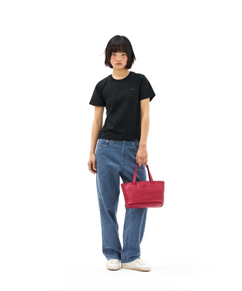 EMIS(イミス)の「GRAIN TOTE BAG(ショルダーバッグ・レディース・ブラック/クリーム/レッド・FREE)」の21枚目の写真