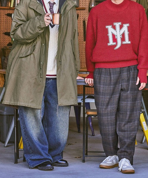 niko and...(ニコアンド)の「ゆるダボヴィンテージデニム(その他パンツ・メンズ・ブラック/ブルー・BIG(L)/MEDIUM)」の9枚目の写真