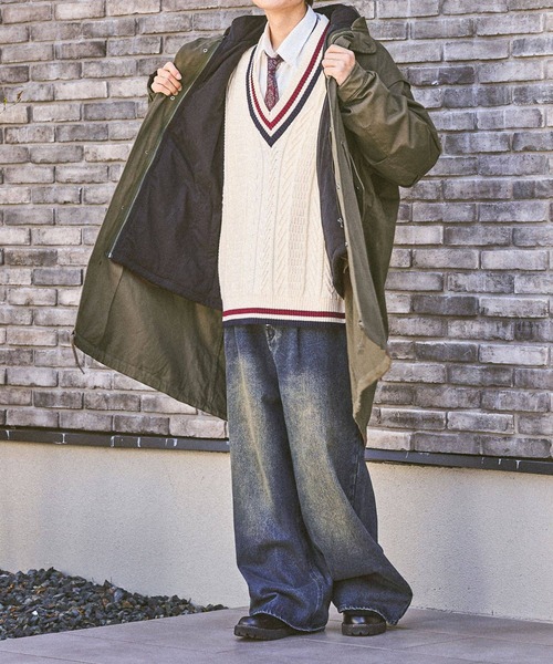 niko and...(ニコアンド)の「ゆるダボヴィンテージデニム(その他パンツ・メンズ・ブラック/ブルー・BIG(L)/MEDIUM)」の12枚目の写真