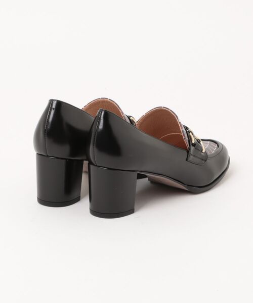 LANVIN collection(ランバン コレクション)の「ヒールアップビットローファー(パンプス・レディース・ブラック/ブラック系その他・22.0cm/22.5cm/23.0cm/23.5cm/24.5cm/24.0cm)」の3枚目の写真