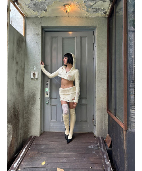 BNFROM（ビーエヌフロム）の「From  knit skirt (Ivory)（スカート・レディース・その他・FREE）」の3枚目の写真