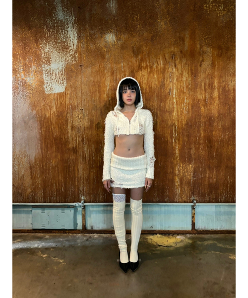 BNFROM（ビーエヌフロム）の「From  knit skirt (Ivory)（スカート・レディース・その他・FREE）」の4枚目の写真