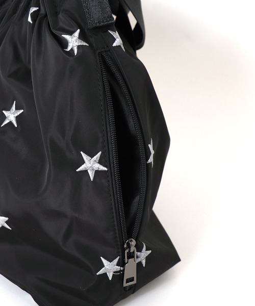 Three Four Time(スリーフォータイム)の「星刺繍3WAYBAG(トートバッグ・レディース・ブラック・FREE)」の14枚目の写真