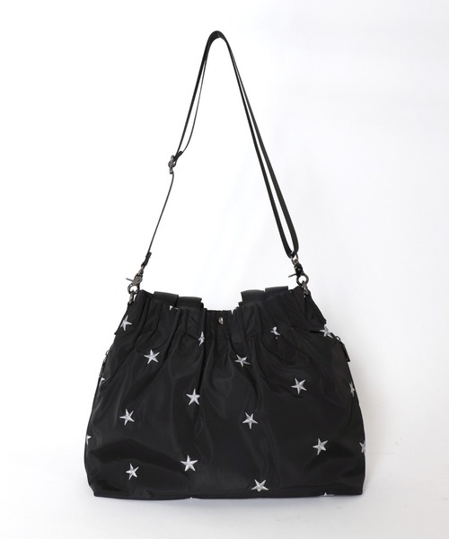 Three Four Time(スリーフォータイム)の「星刺繍3WAYBAG(トートバッグ・レディース・ブラック・FREE)」の16枚目の写真