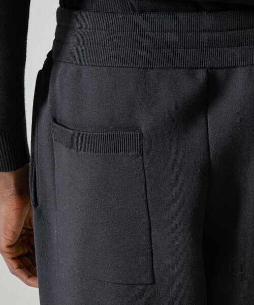 DESIGNWORKS(デザインワークス)の「【セットアップ対応】コンパクトコットン ニットパンツ(スラックス・メンズ・ブラック/ブラウン・48/46/44)」の8枚目の写真
