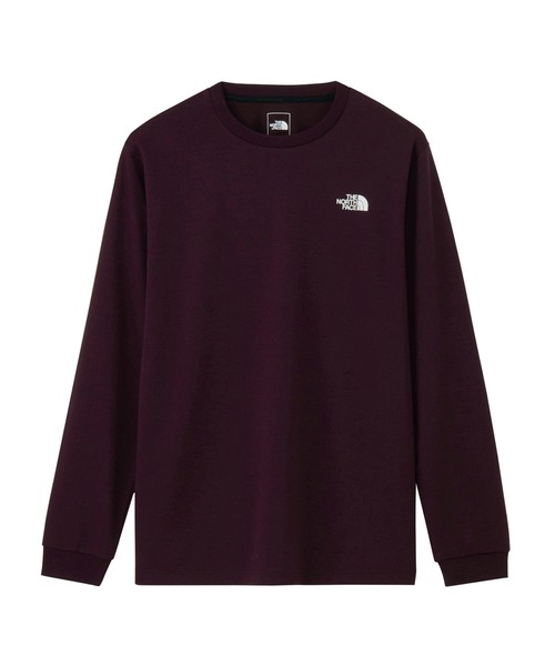 THE NORTH FACE(ザノースフェイス)の「ザ ノース フェイス THE NORTH FACE ロングスリーブマウンテニアリングロゴクルー(ユニセックス)(スウェット・メンズ・バーガンディー/オフホワイト/ブラック・S/M/L/XL)」の3枚目の写真
