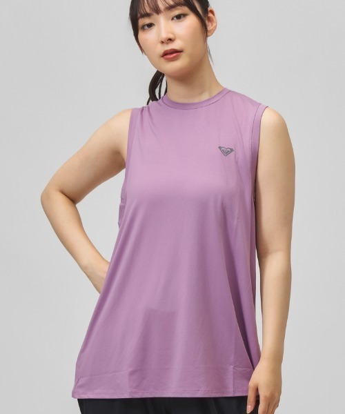 ROXY(ロキシー)の「ロキシー ROXY MAKE TODAY COUNT TANK(タンクトップ・レディース・ブラック/ラベンダー・L/M)」の1枚目の写真