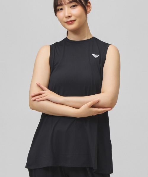 ROXY(ロキシー)の「ロキシー ROXY MAKE TODAY COUNT TANK(タンクトップ・レディース・ブラック/ラベンダー・L/M)」の2枚目の写真