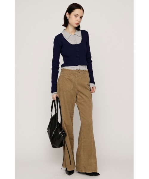 SLY(スライ)の「【WEB限定】LAYERED LIKE KNIT TOPS レイヤードライクニットトップス 秋服(ニット/セーター・レディース・ネイビー/アイボリー/杢グレー/ライトピンク・FREE)」の22枚目の写真