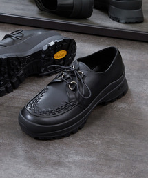 PADRONE パドローネ / INTERLACE SHOES with 884C Vibram 884Cビブラムソールレザーモカシンシューズ / PU8840-2012