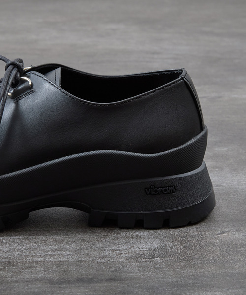 PADRONE(パドローネ)の「PADRONE パドローネ / INTERLACE SHOES with 884C Vibram 884Cビブラムソールレザーモカシンシューズ / PU8840-2012(ブーツ・メンズ・ブラック・43/42/41/40)」の11枚目の写真