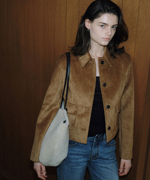 Hour Brushed Jacket_Camel