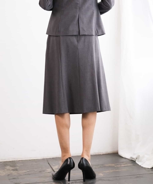 MICHEL KLEIN（ミッシェル・クラン）の「[セットアップ対応]ストレッチタイトスカート（スカート・レディース・ブラック/グレー・38）」の15枚目の写真