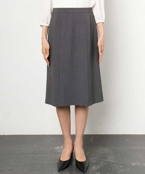 MICHEL KLEIN（ミッシェル・クラン）の「[セットアップ対応]ストレッチタイトスカート（スカート・レディース・ブラック/グレー・38）」の5枚目の写真