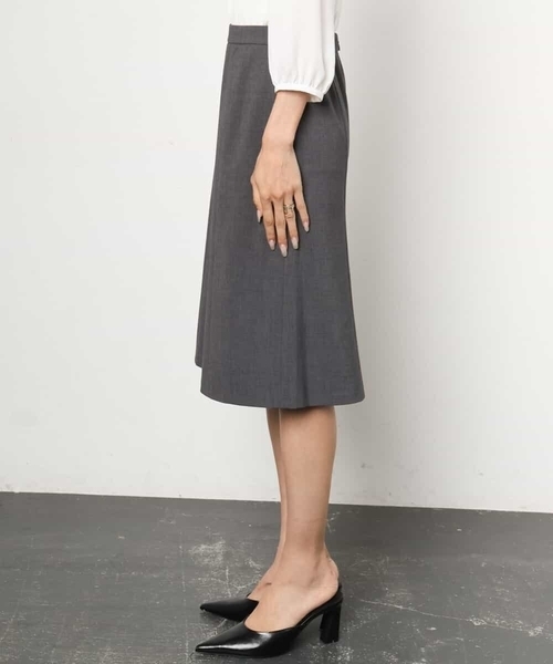 MICHEL KLEIN（ミッシェル・クラン）の「[セットアップ対応]ストレッチタイトスカート（スカート・レディース・ブラック/グレー・38）」の6枚目の写真