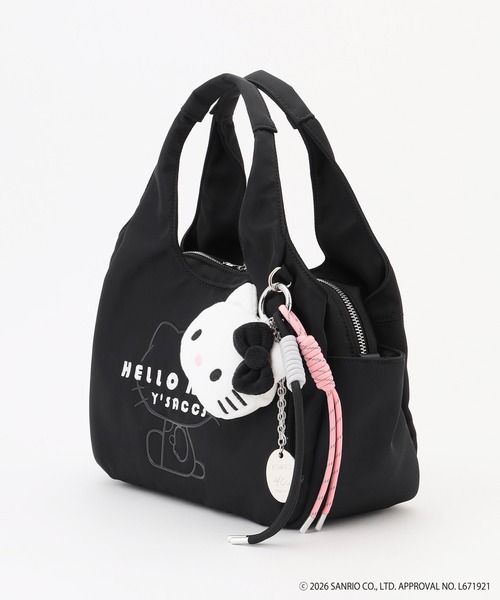 Y'SACCS（イザック）の「【Y'SACCS×HELLO KITTY】ハローキティフェイスポーチ付きトートS（トートバッグ・レディース・ネイビー/ブラック/アイボリー・FREE）」の10枚目の写真