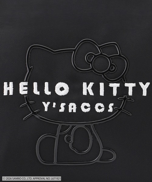 Y'SACCS（イザック）の「【Y'SACCS×HELLO KITTY】ハローキティフェイスポーチ付きトートS（トートバッグ・レディース・ネイビー/ブラック/アイボリー・FREE）」の12枚目の写真