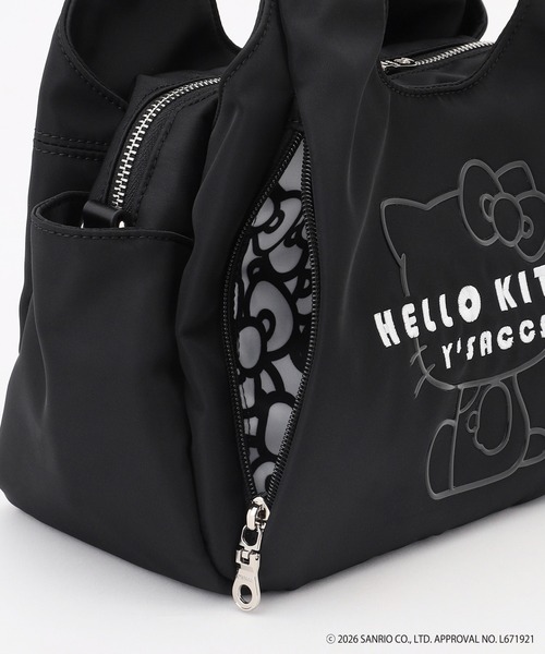 Y'SACCS（イザック）の「【Y'SACCS×HELLO KITTY】ハローキティフェイスポーチ付きトートS（トートバッグ・レディース・ネイビー/ブラック/アイボリー・FREE）」の17枚目の写真