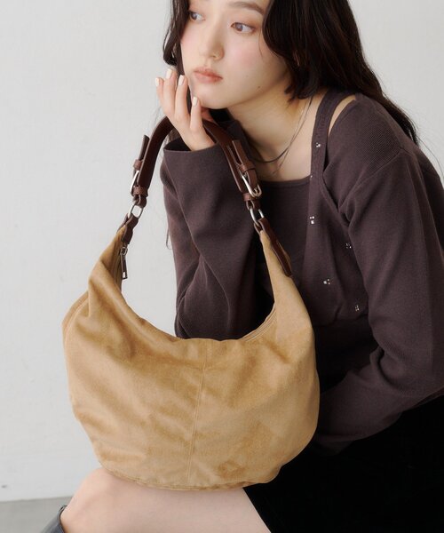 Kastane（カスタネ）の「【10.15(木)11:00発売/WEB限定】トグルワンハンドルBAG（ショルダーバッグ・レディース・ダークブラウン/ベージュ/ブラック・FREE）」の9枚目の写真