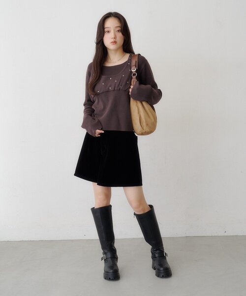 Kastane（カスタネ）の「【10.15(木)11:00発売/WEB限定】トグルワンハンドルBAG（ショルダーバッグ・レディース・ダークブラウン/ベージュ/ブラック・FREE）」の12枚目の写真