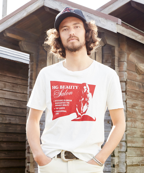 HYSTERIC GLAMOUR(ヒステリックグラマー)の「HG BEAUTY pt T-SH(Tシャツ/カットソー・メンズ・ホワイト/チャコールグレー/ブラック/ピンク・SMALL/LARGE/MEDIUM/X-LARGE)」の18枚目の写真