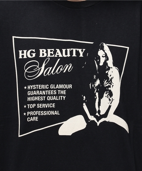 HYSTERIC GLAMOUR(ヒステリックグラマー)の「HG BEAUTY pt T-SH(Tシャツ/カットソー・メンズ・ホワイト/チャコールグレー/ブラック/ピンク・SMALL/LARGE/MEDIUM/X-LARGE)」の7枚目の写真