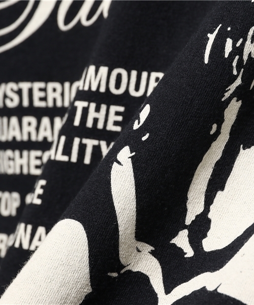 HYSTERIC GLAMOUR(ヒステリックグラマー)の「HG BEAUTY pt T-SH(Tシャツ/カットソー・メンズ・ホワイト/チャコールグレー/ブラック/ピンク・SMALL/LARGE/MEDIUM/X-LARGE)」の9枚目の写真