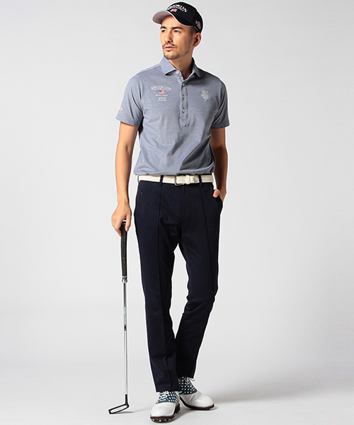 BEAMS GOLF PURPLE LABEL ジャージ 白 M ワッペン BEAMS GOLF PURPLE LABEL ジャージ 白 M ワッペン