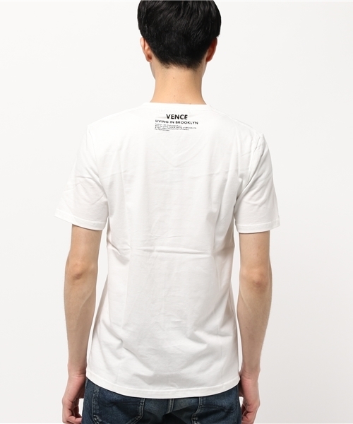 VENCEEXCHANGE（ヴァンスエクスチェンジ）の「ギタージャンプミッキーTシャツ （Tシャツ/カットソー・メンズ・オフホワイト/ブラック・MEDIUM/SMALL/LARGE）」の4枚目の写真