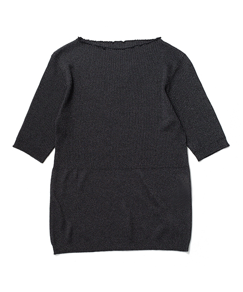 Denime（ドゥニーム）の「フリルネックニット（ニット/セーター・レディース・ピンク/グレー系その他/ブラック/オフホワイト・FREE）」の19枚目の写真