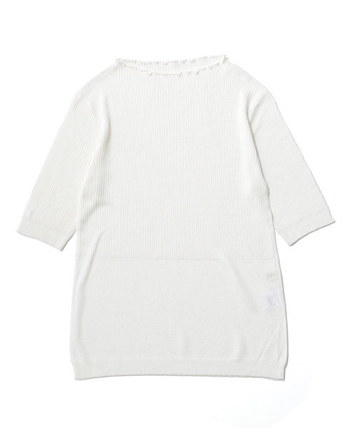 Denime（ドゥニーム）の「フリルネックニット（ニット/セーター・レディース・ピンク/グレー系その他/ブラック/オフホワイト・FREE）」の20枚目の写真