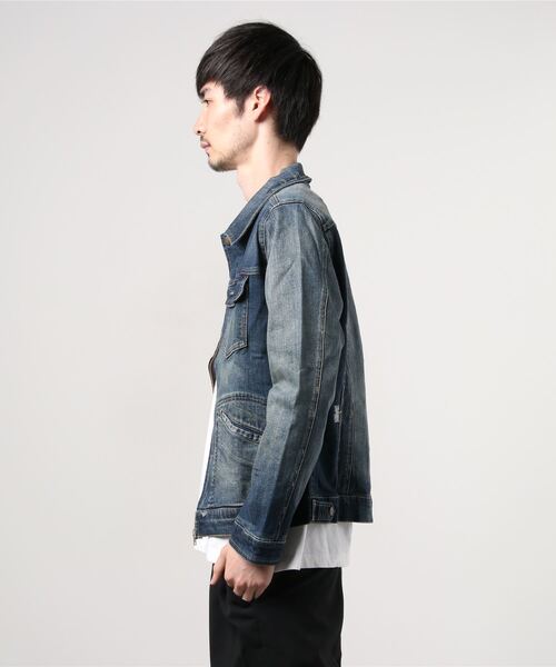 Audience（オーディエンス）の「ストレッチデニムＧジャケット（デニムジャケット・メンズ・インディゴブルー・L/XL/M）」の8枚目の写真
