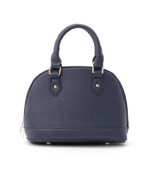 Pierrot（ピエロ）の「2way ラウンドミニバッグ（トートバッグ・レディース・キャメル/アイボリー/ネイビー・FREE）」の3枚目の写真