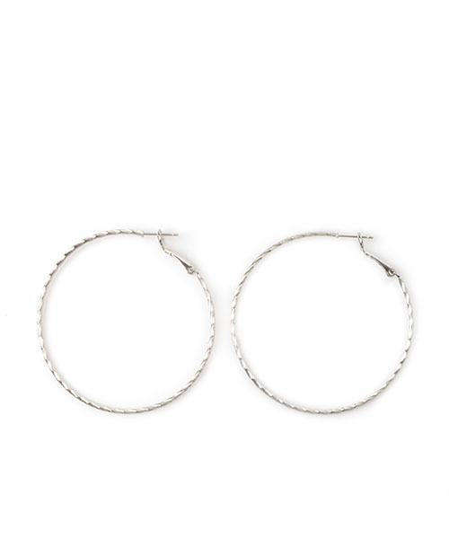 colleca la（コレカラ）の「[サイズとカラーが選べる]ベーシックフープピアス（ピアス（両耳用）・レディース・その他4/その他7/その他6/その他2/その他3/その他5・ﾌﾘ-）」の3枚目の写真