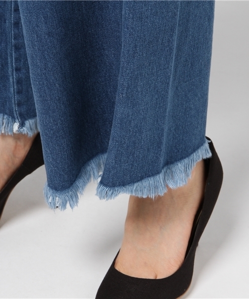 LBC(エルビーシー)の「デニムイージーパンツ (デニムパンツ・レディース・ブルー/ネイビー・LARGE/MEDIUM)」の8枚目の写真