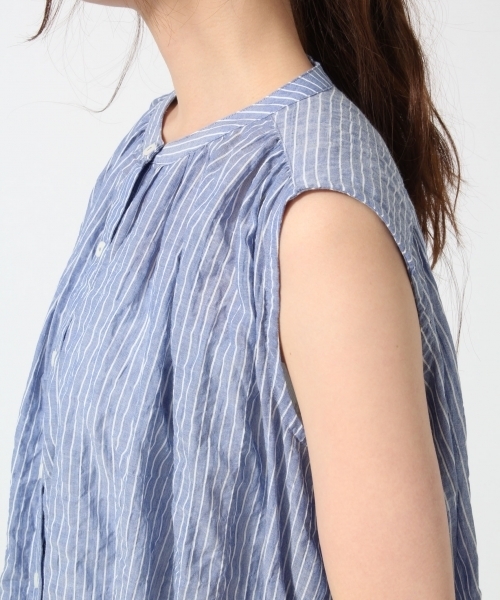 GLOBAL WORK（グローバルワーク）の「【ROOM】ギャザーワンピセット/746072（ワンピース・レディース・ブルー/レッド/ホワイト・FREE）」の8枚目の写真