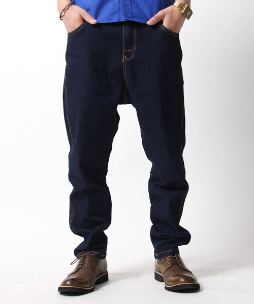 Rocky Monroe（ロッキーモンロー）の「ライトオンスストレッチサルエルデニムパンツ（デニムパンツ・メンズ・インディゴブルー/ブラック/ブルー系その他/ベージュ/ホワイト/ブルー系その他2・3/2/4/1）」の14枚目の写真