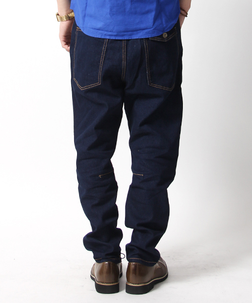 Rocky Monroe（ロッキーモンロー）の「ライトオンスストレッチサルエルデニムパンツ（デニムパンツ・メンズ・インディゴブルー/ブラック/ブルー系その他/ベージュ/ホワイト/ブルー系その他2・3/2/4/1）」の16枚目の写真