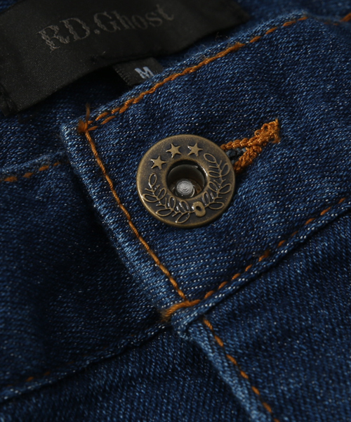 Rocky Monroe（ロッキーモンロー）の「ライトオンスストレッチサルエルデニムパンツ（デニムパンツ・メンズ・インディゴブルー/ブラック/ブルー系その他/ベージュ/ホワイト/ブルー系その他2・3/2/4/1）」の9枚目の写真