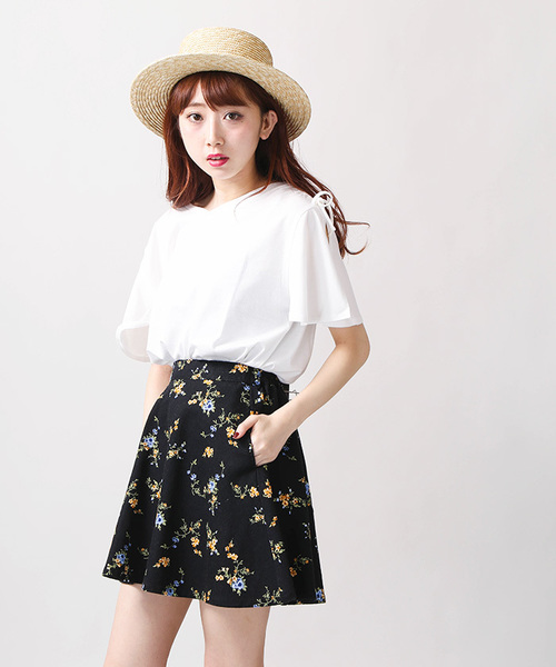 WEGO（ウィゴー）の「WEGO/パターンフレアミニスカート（スカート・レディース・その他4/その他2/その他1/その他3・FREE）」の6枚目の写真