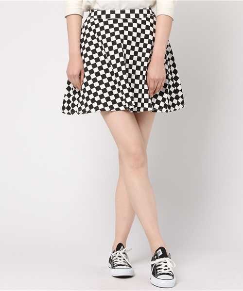 WEGO（ウィゴー）の「WEGO/パターンフレアミニスカート（スカート・レディース・その他4/その他2/その他1/その他3・FREE）」の2枚目の写真