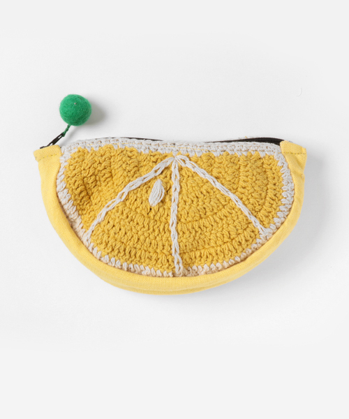 チャイハネ（チャイハネ）の「【チャイハネ】ジューシーフルーツポーチ（ポーチ・レディース・グリーン/レモンイエロー/ホワイト×レッド/レッド/ピンク・FREE）」の4枚目の写真