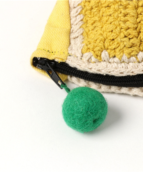 チャイハネ（チャイハネ）の「【チャイハネ】ジューシーフルーツポーチ（ポーチ・レディース・グリーン/レモンイエロー/ホワイト×レッド/レッド/ピンク・FREE）」の8枚目の写真