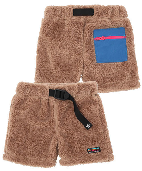 X-girl Stages（エックスガールステージス）の「FLUFFY HALF PANT (12M～3T)（その他パンツ・キッズ・ベージュ/ピンク/マルチ・12M/2T/3T）」の2枚目の写真