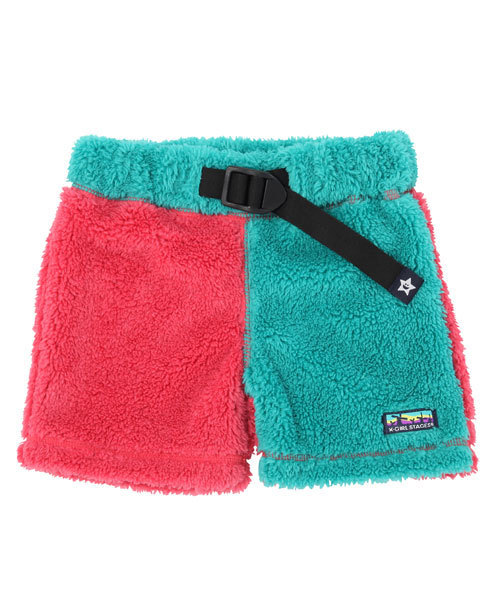 X-girl Stages（エックスガールステージス）の「FLUFFY HALF PANT (12M～3T)（その他パンツ・キッズ・ベージュ/ピンク/マルチ・12M/2T/3T）」の6枚目の写真