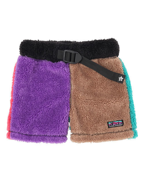 X-girl Stages（エックスガールステージス）の「FLUFFY HALF PANT (12M～3T)（その他パンツ・キッズ・ベージュ/ピンク/マルチ・12M/2T/3T）」の8枚目の写真