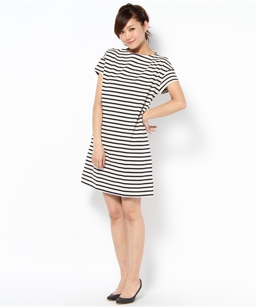 ORCIVAL(オーシバル)の「ORCIVAL(オーシバル) C/LOURD S/S LONGワンピース(ワンピース・レディース・ホワイト/ブラウン/その他1・MEDIUM)」の6枚目の写真